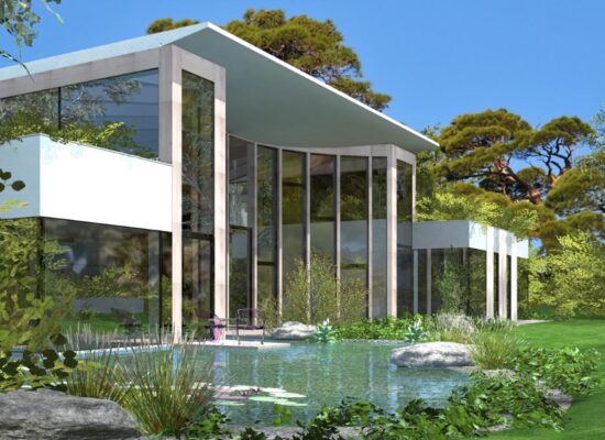vizualizace rodinného domu - architektura