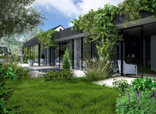 vizualizace rodinného domu - architektura